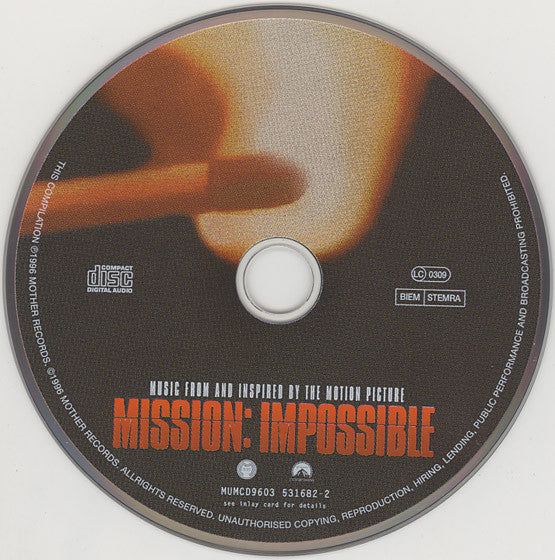 Various - Mission: Impossible (Music From And Inspired By The Motion Picture) (CD)