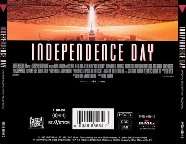 David Arnold - Independence Day (Original Soundtrack Recording) (CD)