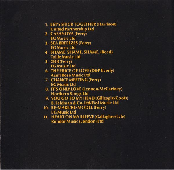 Bryan Ferry - Let's Stick Together (CD Tweedehands) - Discords.nl