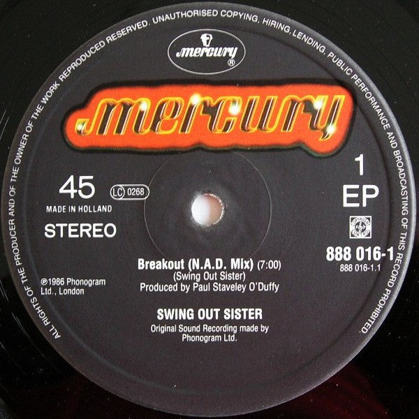 Swing Out Sister - Breakout (12" Tweedehands) - Discords.nl