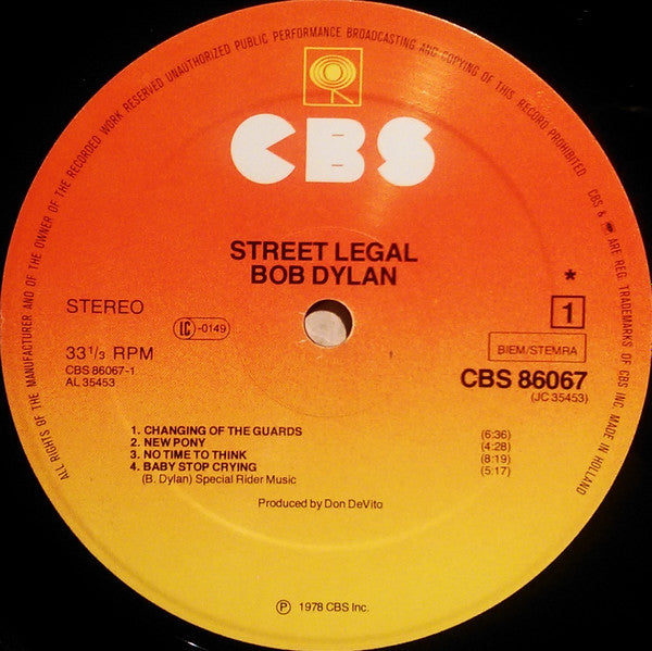 Bob Dylan - Street-Legal (LP Tweedehands)