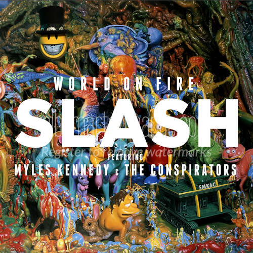 Slash Ft Myles Kennedy - World on fire (LP) - Discords.nl