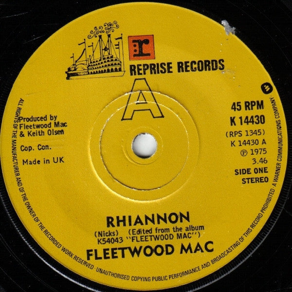 Fleetwood Mac - Rhiannon (7-inch Tweedehands)