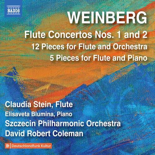 Claudia Stein - Elisaveta Blumina - Szczecin Philh - Flute concertos nos. 1 and 2 - 12 pieces for flute (CD) - Discords.nl