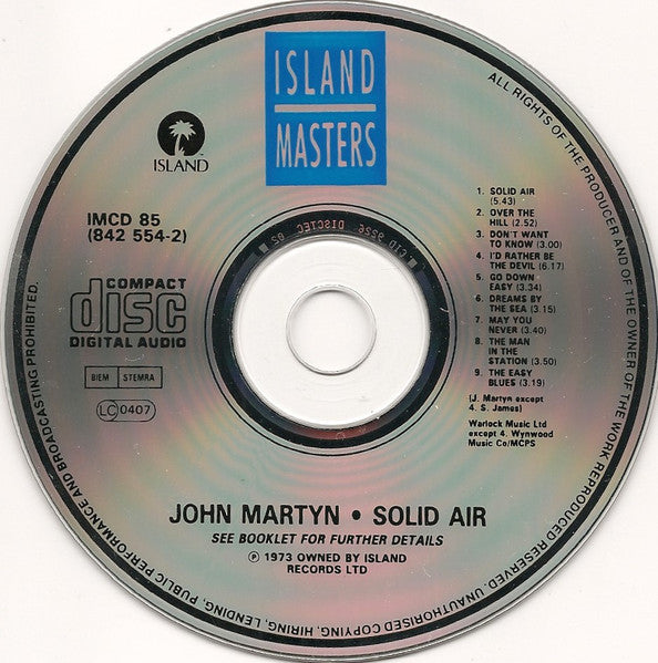 John Martyn - Solid Air (CD Tweedehands)