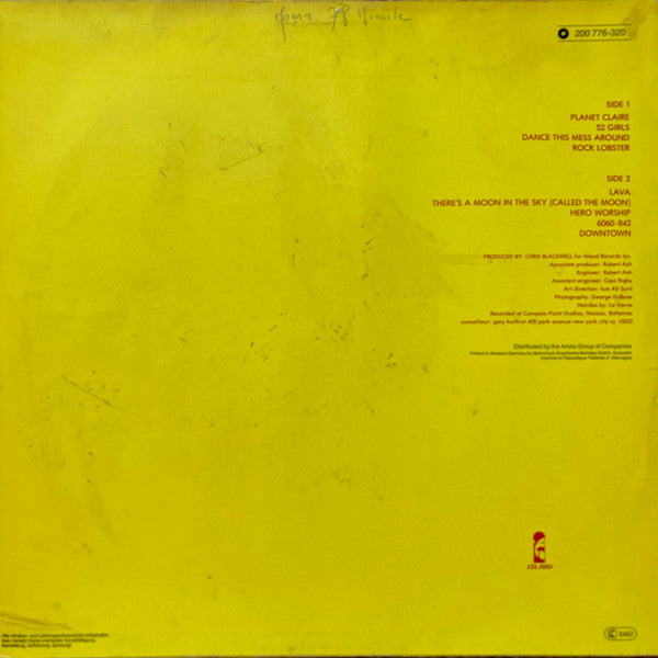 B-52's, The - The B-52's (LP Tweedehands) - Discords.nl