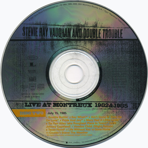 Stevie Ray Vaughan & Double Trouble - Live At Montreux 1982 & 1985 (CD Tweedehands)