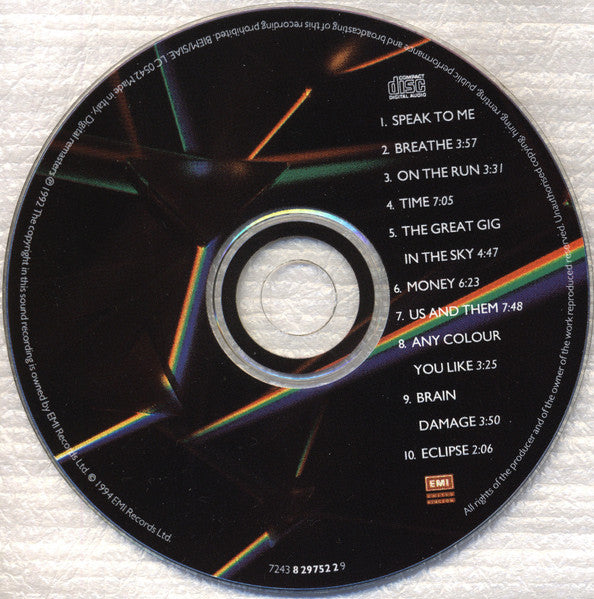 Pink Floyd - The Dark Side Of The Moon (CD Tweedehands)