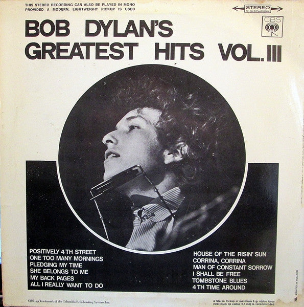 Bob Dylan - Bob Dylan's Greatest Hits Vol.III (LP Tweedehands)