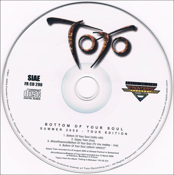 Toto - Bottom Of Your Soul (Summer 2006 - Tour Edition) (CD Tweedehands)