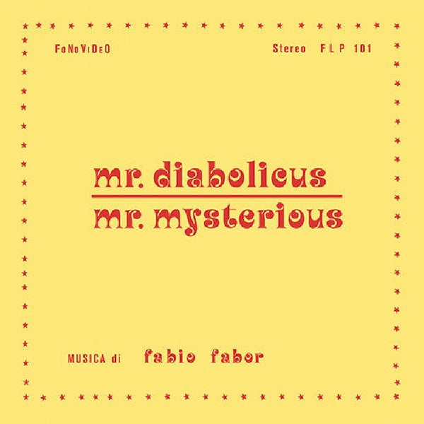 Fabio Fabor - Mr. diabolicus mr./mr. mysterious (LP) - Discords.nl