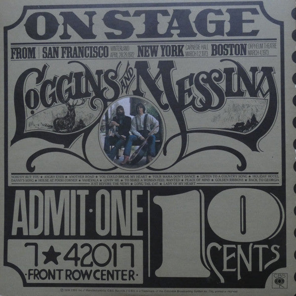 Loggins And Messina - On Stage (LP Tweedehands)