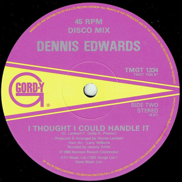 Dennis Edwards - Don't Look Any Further b/w I Thought I Could Handle It (12" Tweedehands)
