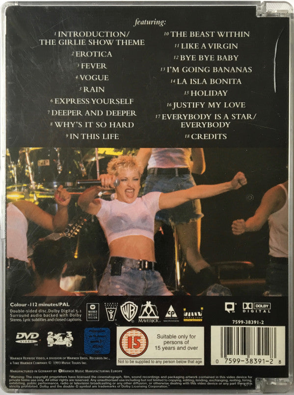 Madonna - The Girlie Show - Live Down Under (DVD Tweedehands)