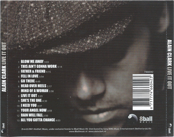 Alain Clark - Live It Out (CD Tweedehands)