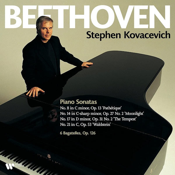 Stephen Kovacevich - Beethoven piano sonatas no.8, 14, 17 & 21/6 bagatelles op.126 (LP) - Discords.nl