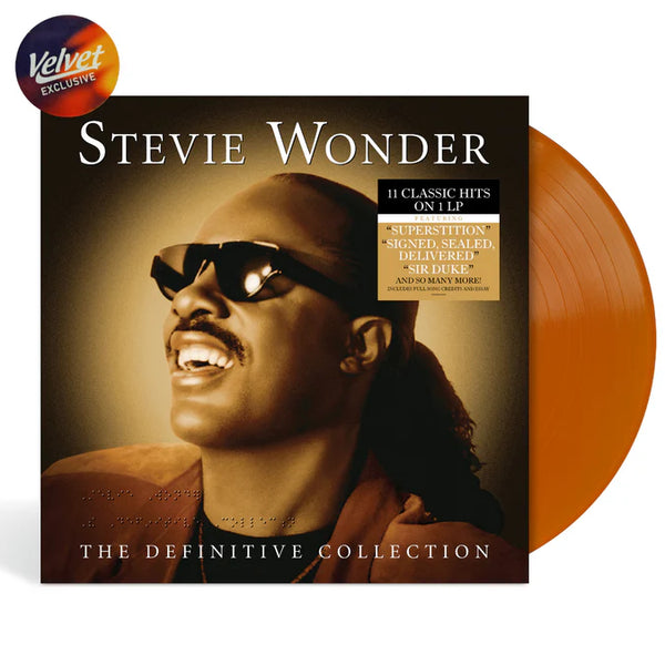 Stevie Wonder - The Definitive Collection - Translucent Orange vinyl (LP)