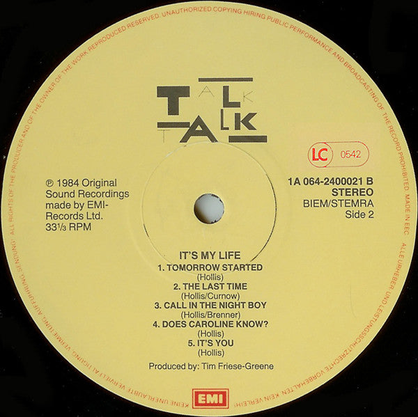 Talk Talk - It's My Life (LP Tweedehands)