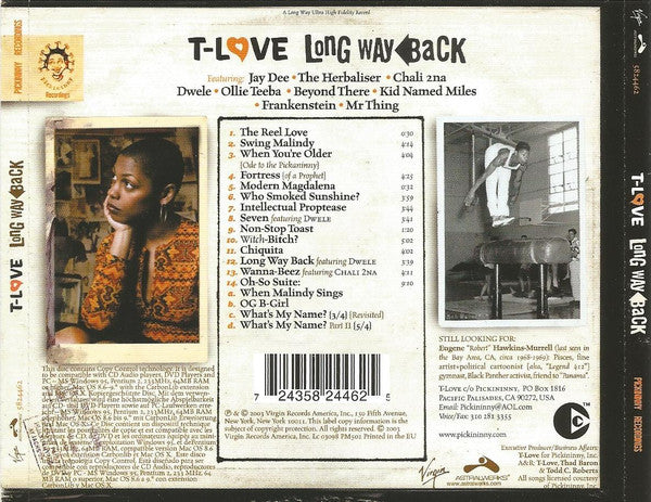 T Love - Long Way Back (CD)