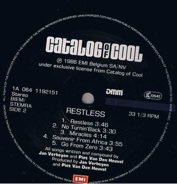 Catalog Of Cool - Restless (LP Tweedehands)