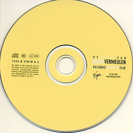 Bram Vermeulen - Voltooid Verleden Tijd - De Beste Van Bram Vermeulen (CD Tweedehands)