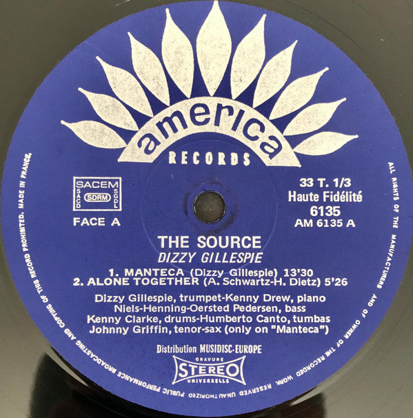 Dizzy Gillespie - The Source (LP Tweedehands) - Discords.nl