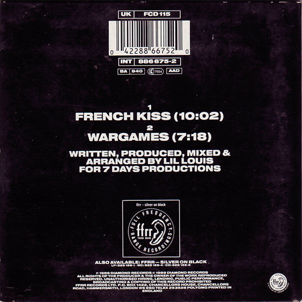 Lil' Louis - French Kiss (CD Tweedehands)