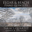 Garrick Ohlsson Takacs Quartet - Elgar & beach: piano quintets (CD) - Discords.nl