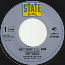 Gary Benson - Don't Throw It All Away (7-inch Tweedehands) - Discords.nl
