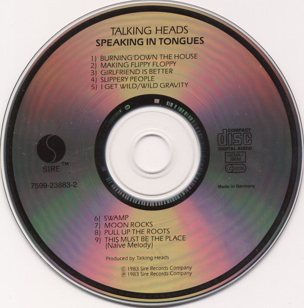 Talking Heads - Speaking In Tongues (CD Tweedehands) - Discords.nl