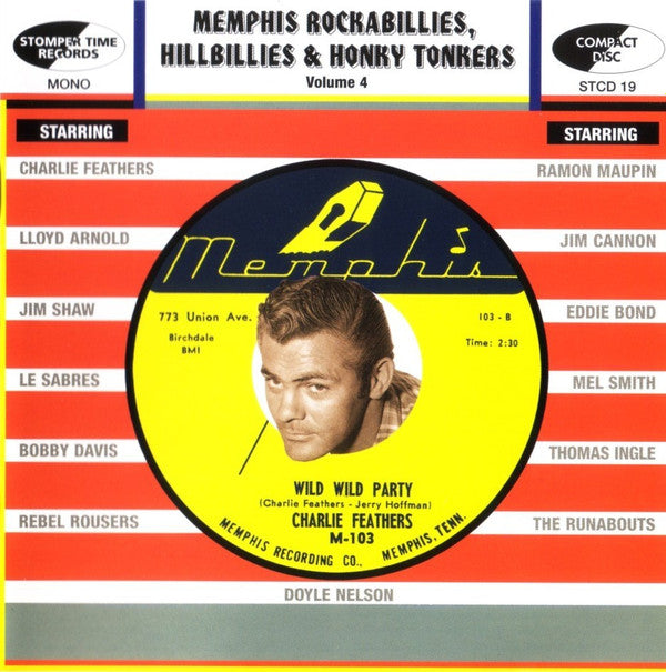 Various - Memphis Rockabillies, Hillbillies & Honky Tonkers Volume 4: Memphis Records (CD)