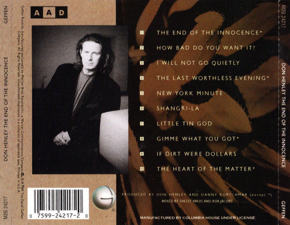 Don Henley - The End Of The Innocence (CD Tweedehands)