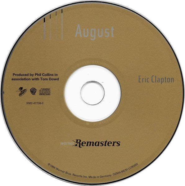 Eric Clapton - August (CD Tweedehands)