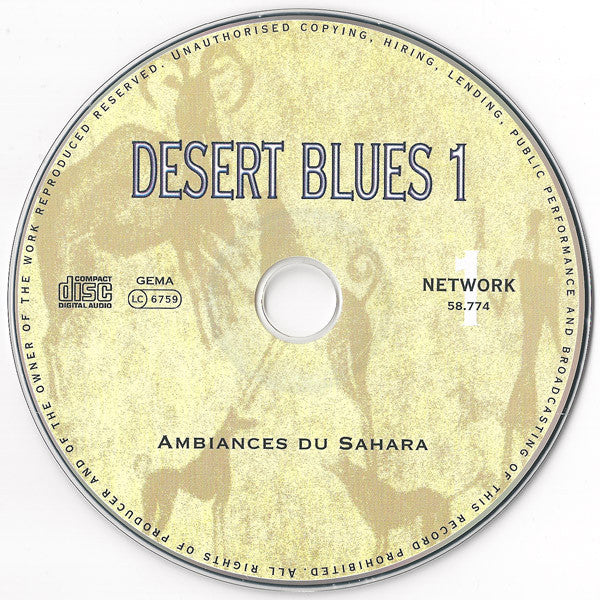 Various - Desert Blues 1 - Ambiances Du Sahara (CD Tweedehands)