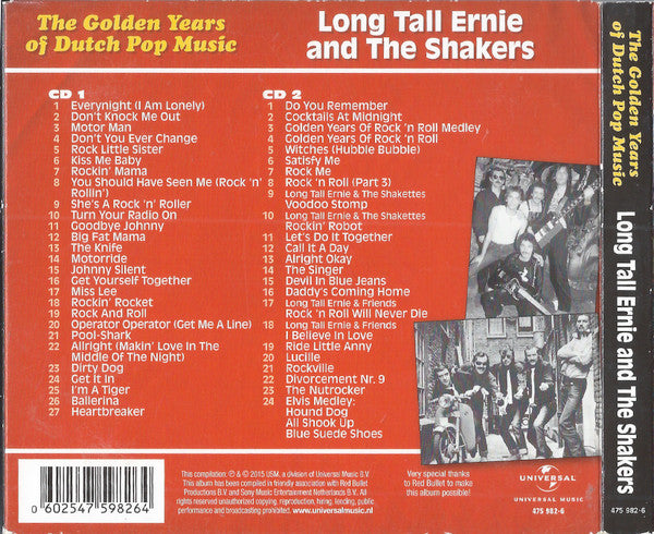 Long Tall Ernie And The Shakers - The Golden Years of Dutch Pop Music (A&B Sides And More) (CD)