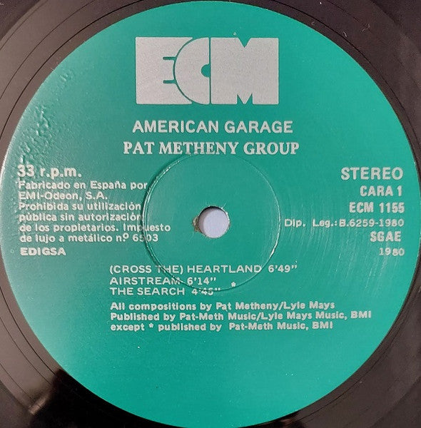 Pat Metheny Group - American Garage (LP Tweedehands)
