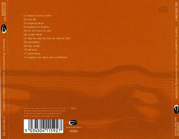 Roland Orzabal - Tomcats Screaming Outside (CD Tweedehands) - Discords.nl