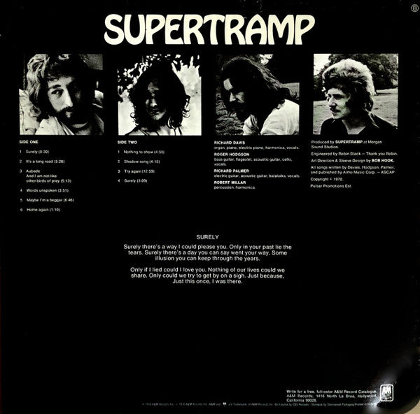 Supertramp - Supertramp (LP Tweedehands)