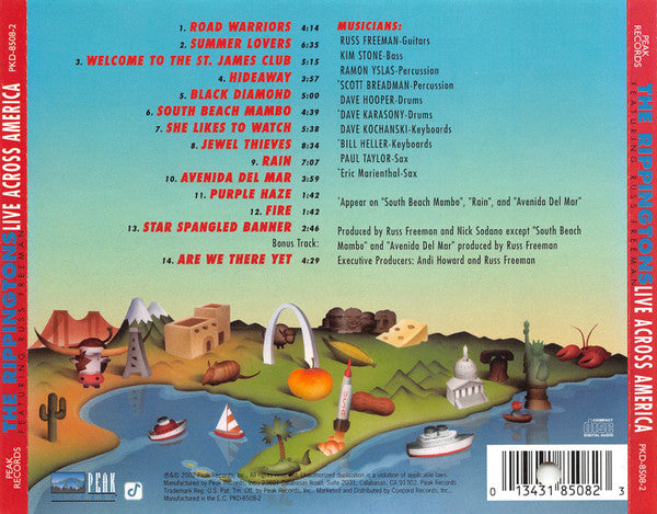 Rippingtons, The Featuring Russ Freeman (2) - Live Across America (CD Tweedehands) - Discords.nl