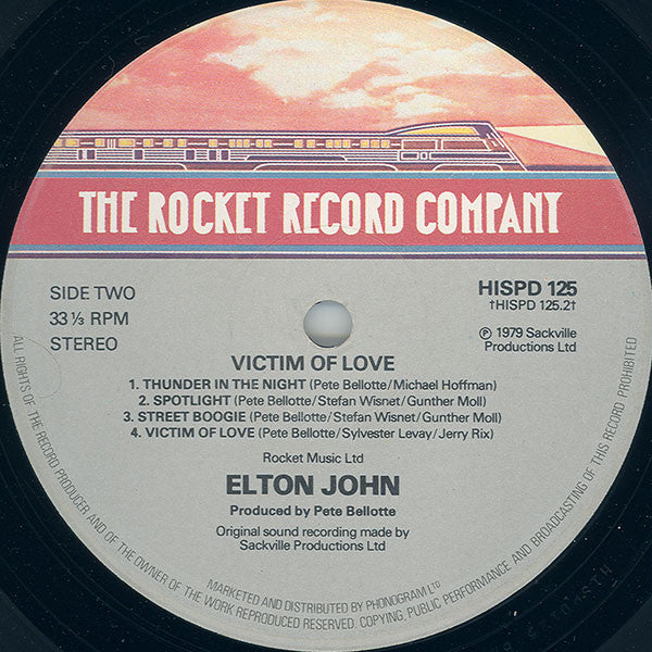 Elton John - Victim Of Love (LP Tweedehands)