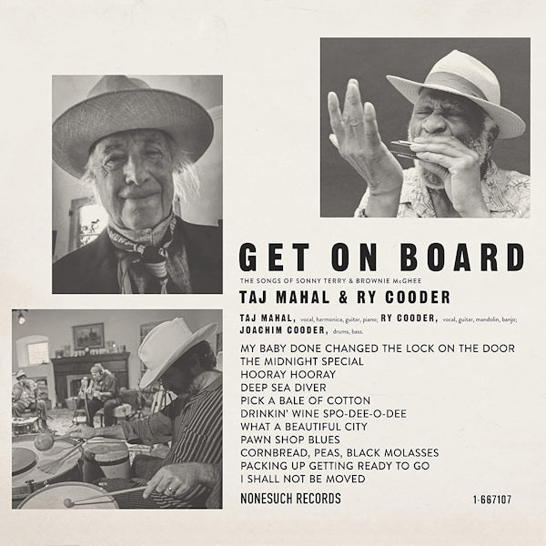 Taj Mahal & Ry Cooder - Get on board (CD) - Discords.nl