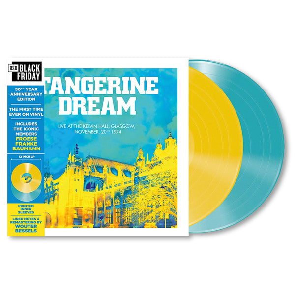 Tangerine Dream - Live At Kelvin Hall, Glasgow (Blue Yellow Liner Notes LP)