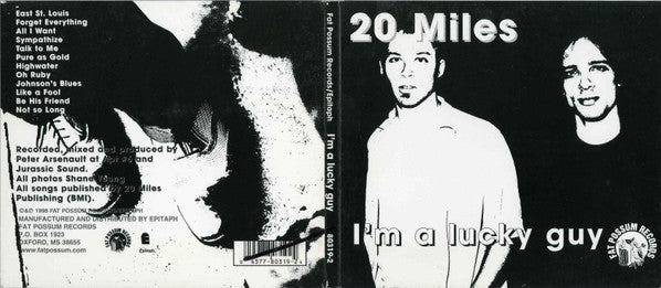 Twenty Miles - I'm A Lucky Guy (CD Tweedehands)