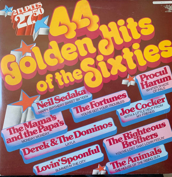 Various - 44 Golden Hits Of The Sixties (LP Tweedehands)