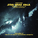 The City Of Prague Philarmonic Orchestra - Music from the star wars saga (Episodes I, II, II, IV, V, VI) (LP) - Discords.nl