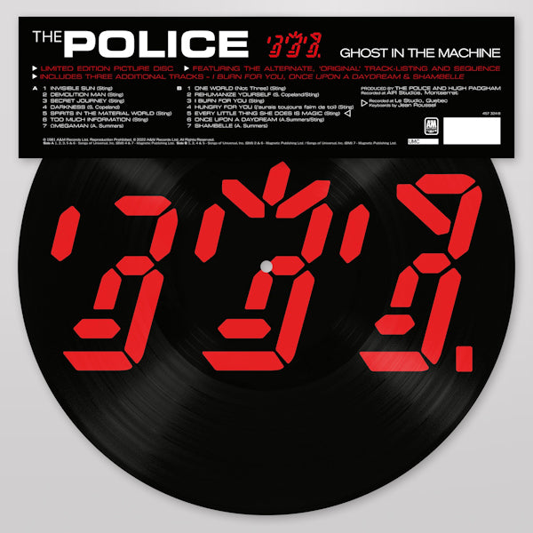 The Police - Ghost in the machine (LP) - Discords.nl