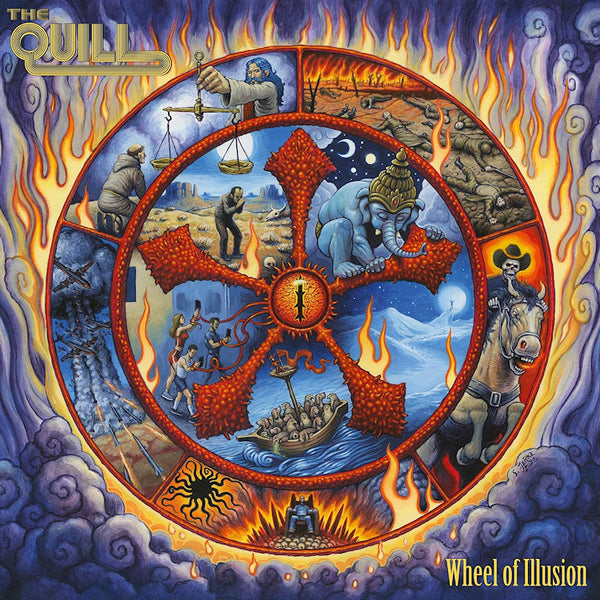 The Quill - Wheel of illusion (ltd. lp/transpar (LP) - Discords.nl
