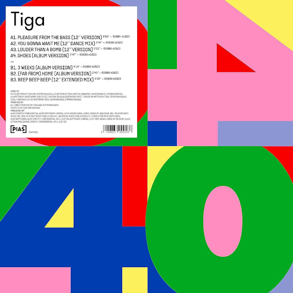 Tiga - Pias 40 (12-inch)