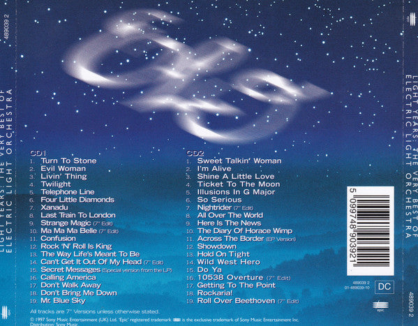 Electric Light Orchestra - Light Years: The Very Best Of Electric Light Orchestra (CD)