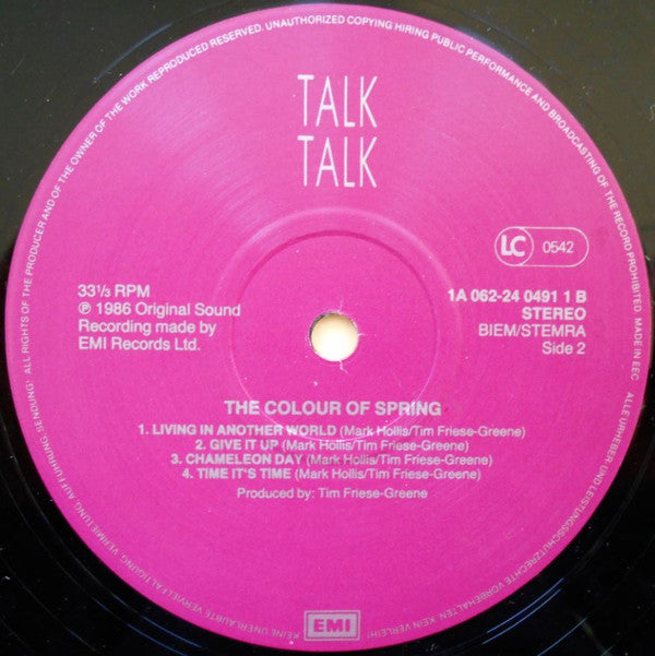 Talk Talk - The Colour Of Spring (LP Tweedehands)